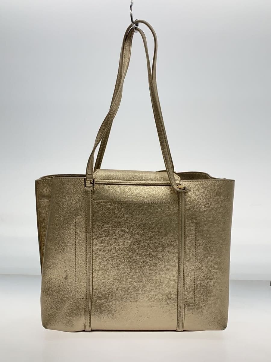 COLE HAAN Handbag Leather GLD Solid 3