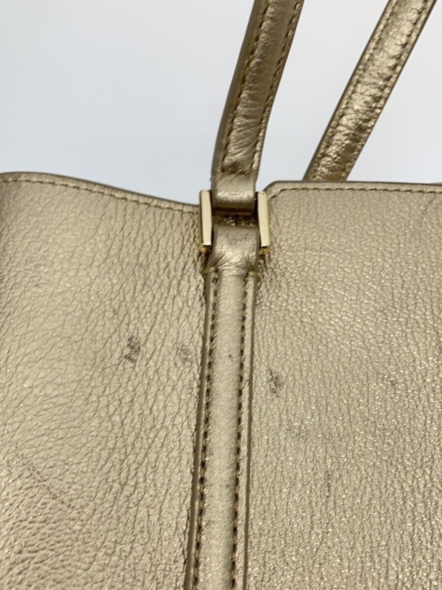 COLE HAAN Handbag Leather GLD Solid 8