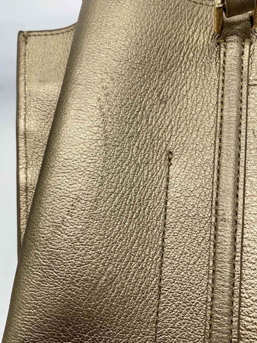 COLE HAAN Handbag Leather GLD Solid 9