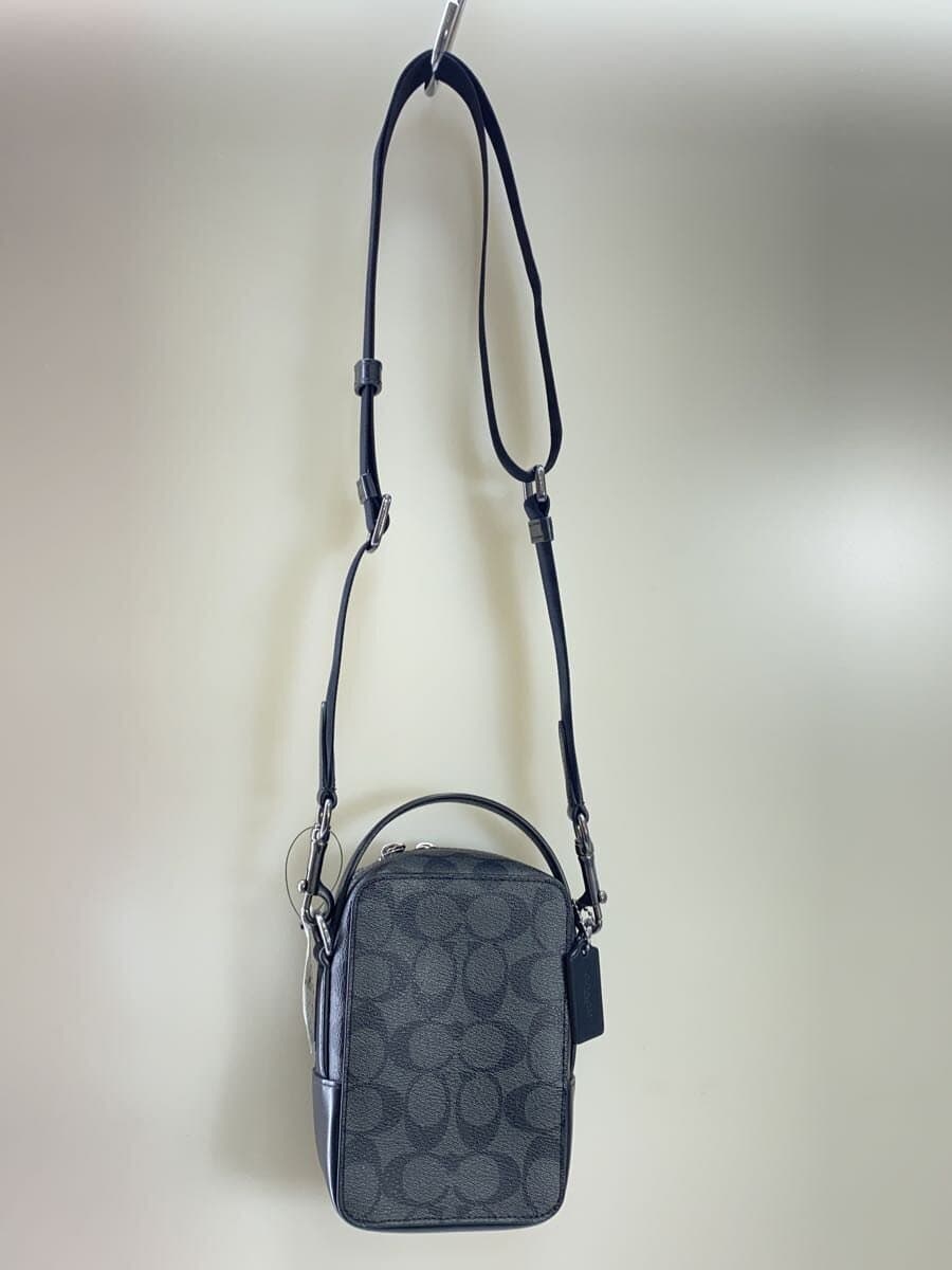 COACH shoulder bag -- GRY all-over pattern C3146 3