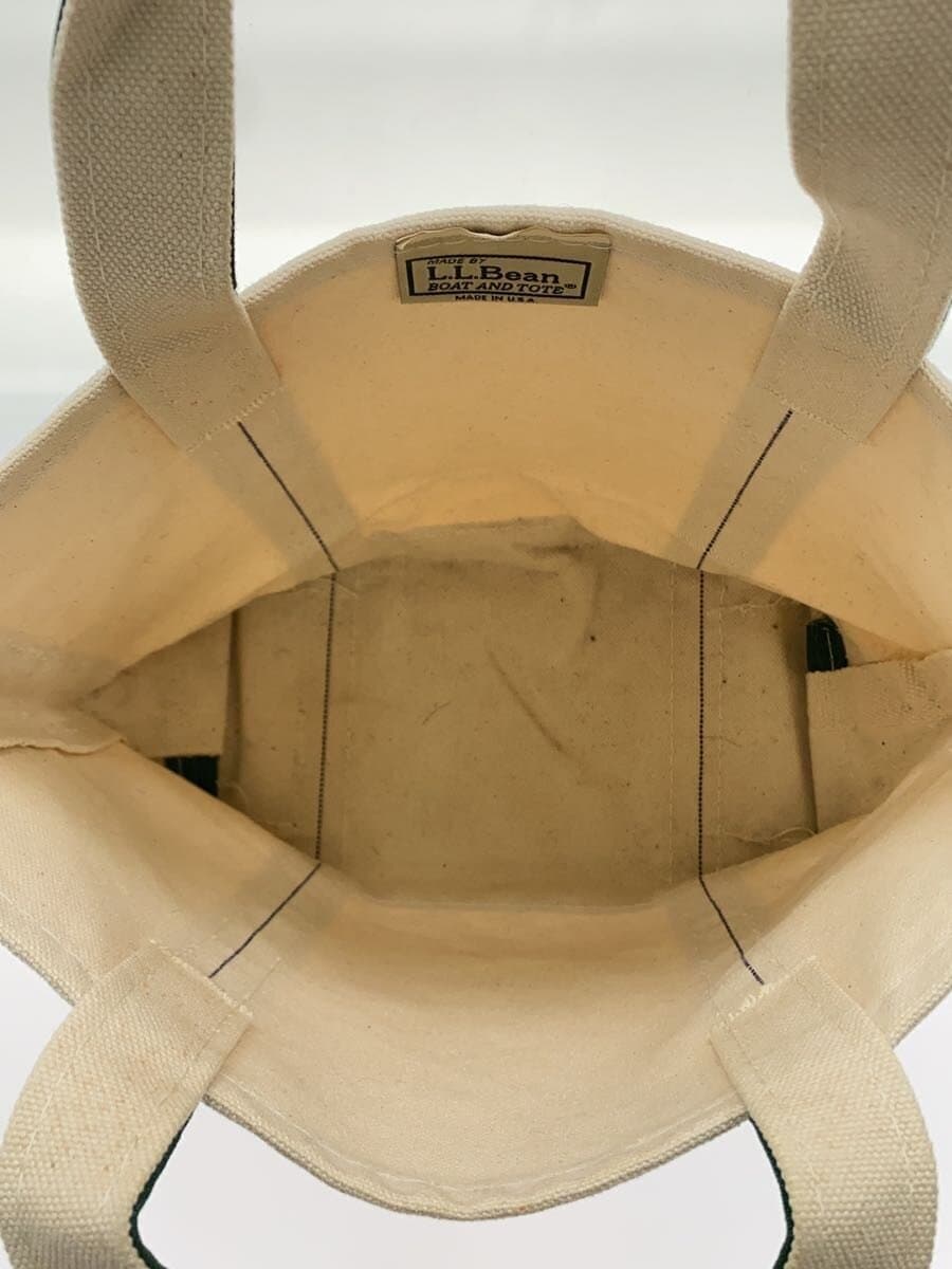 L.L.Bean Tote Bag Canvas GRN 112635 6