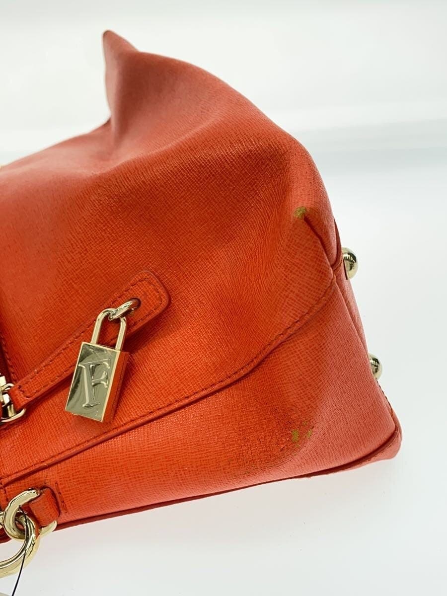 FURLA Shoulder Bag Leather ORN Solid g5996 7