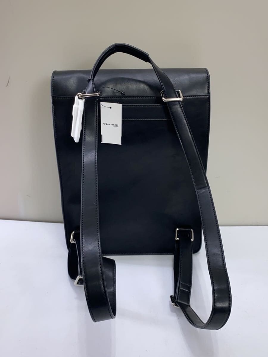 KLON Backpack Leather BLK Solid 3