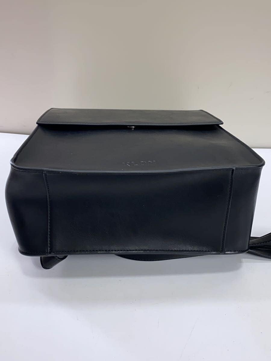KLON Backpack Leather BLK Solid 4