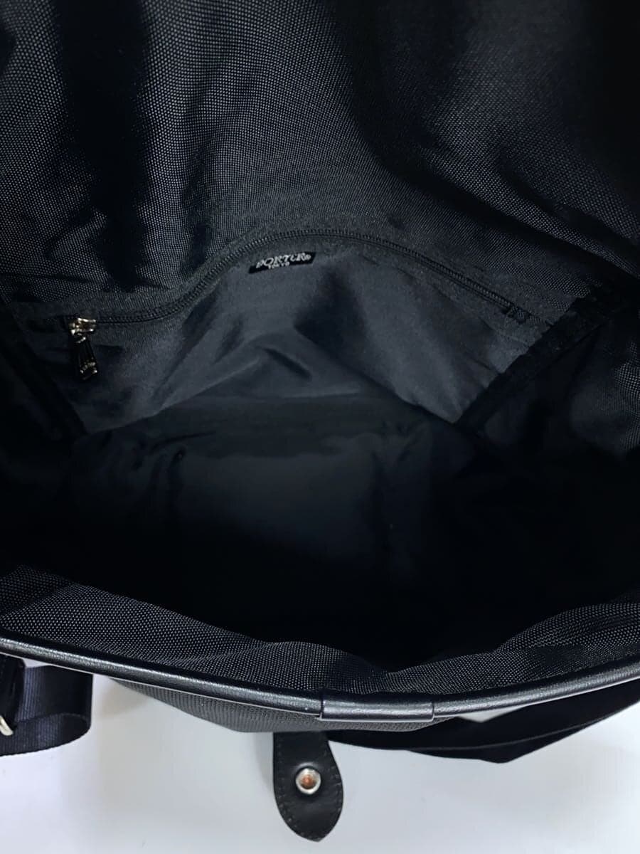 PORTER shoulder bag -- BLK plain 6
