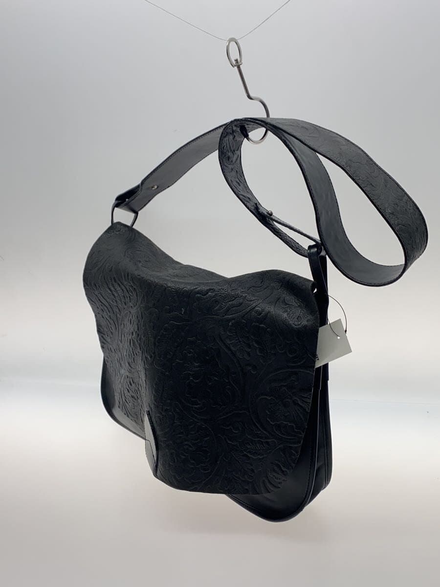 KENZO Shoulder Bag Leather BLK 2