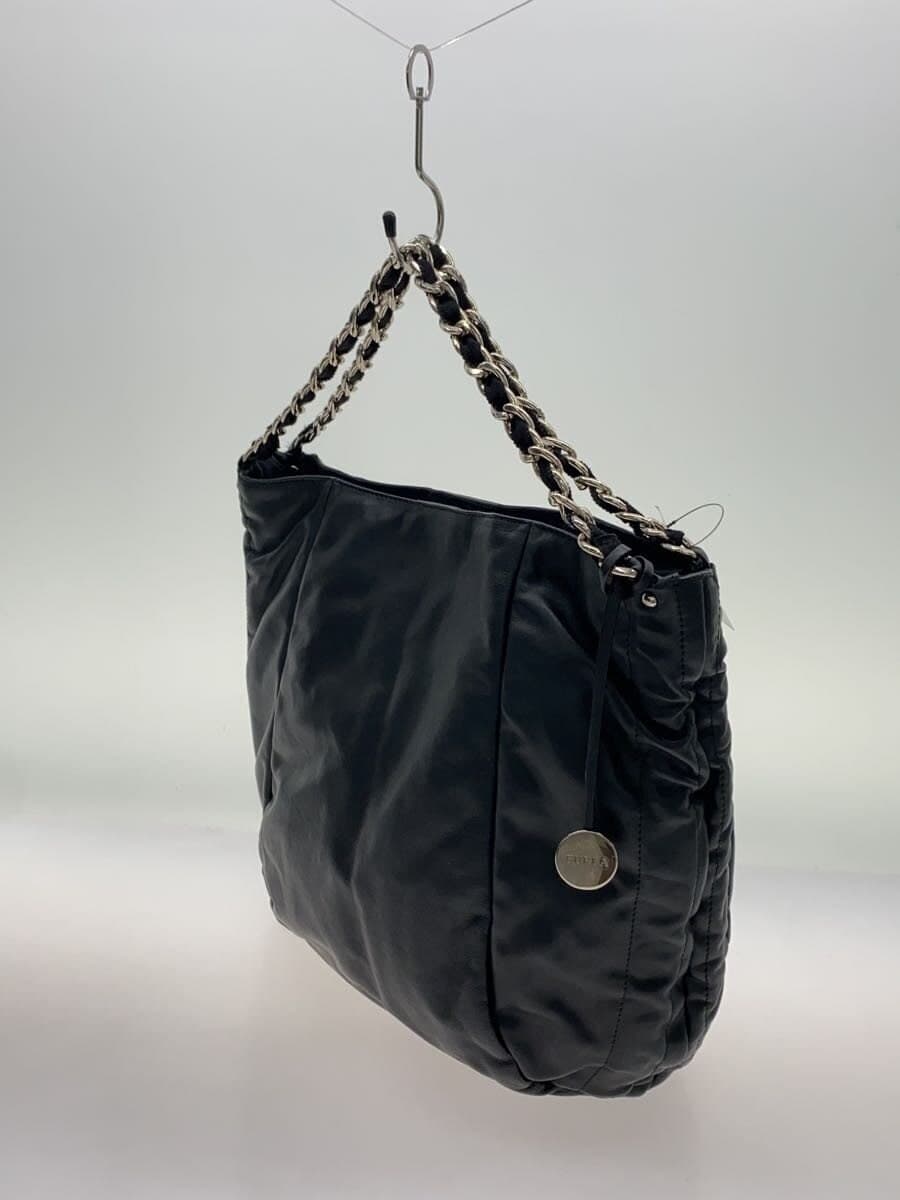 FURLA Tote Bag Leather Black 2