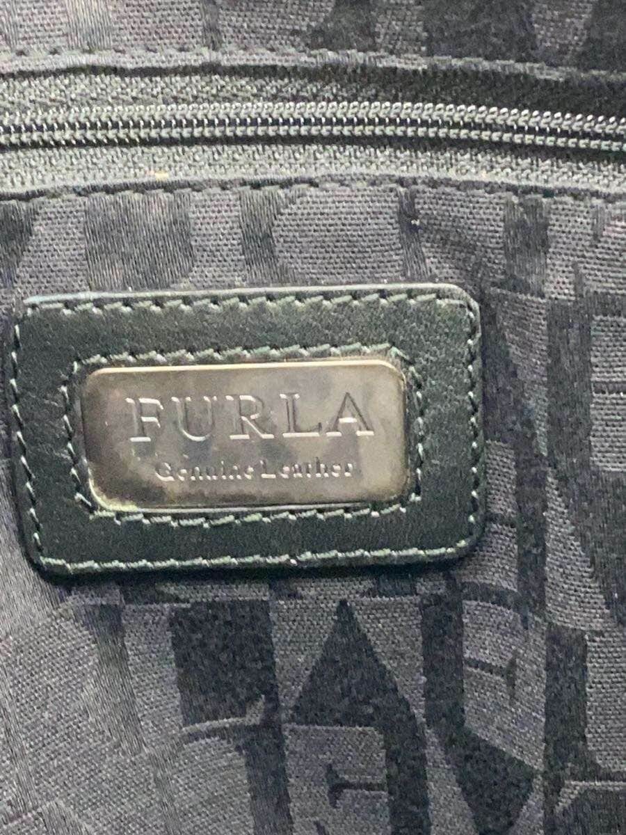 FURLA Tote Bag Leather Black 5