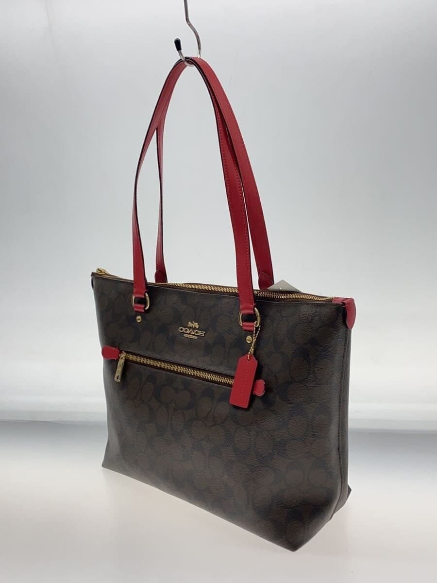 COACH Tote Bag PVC Brown All-over pattern F79609 2