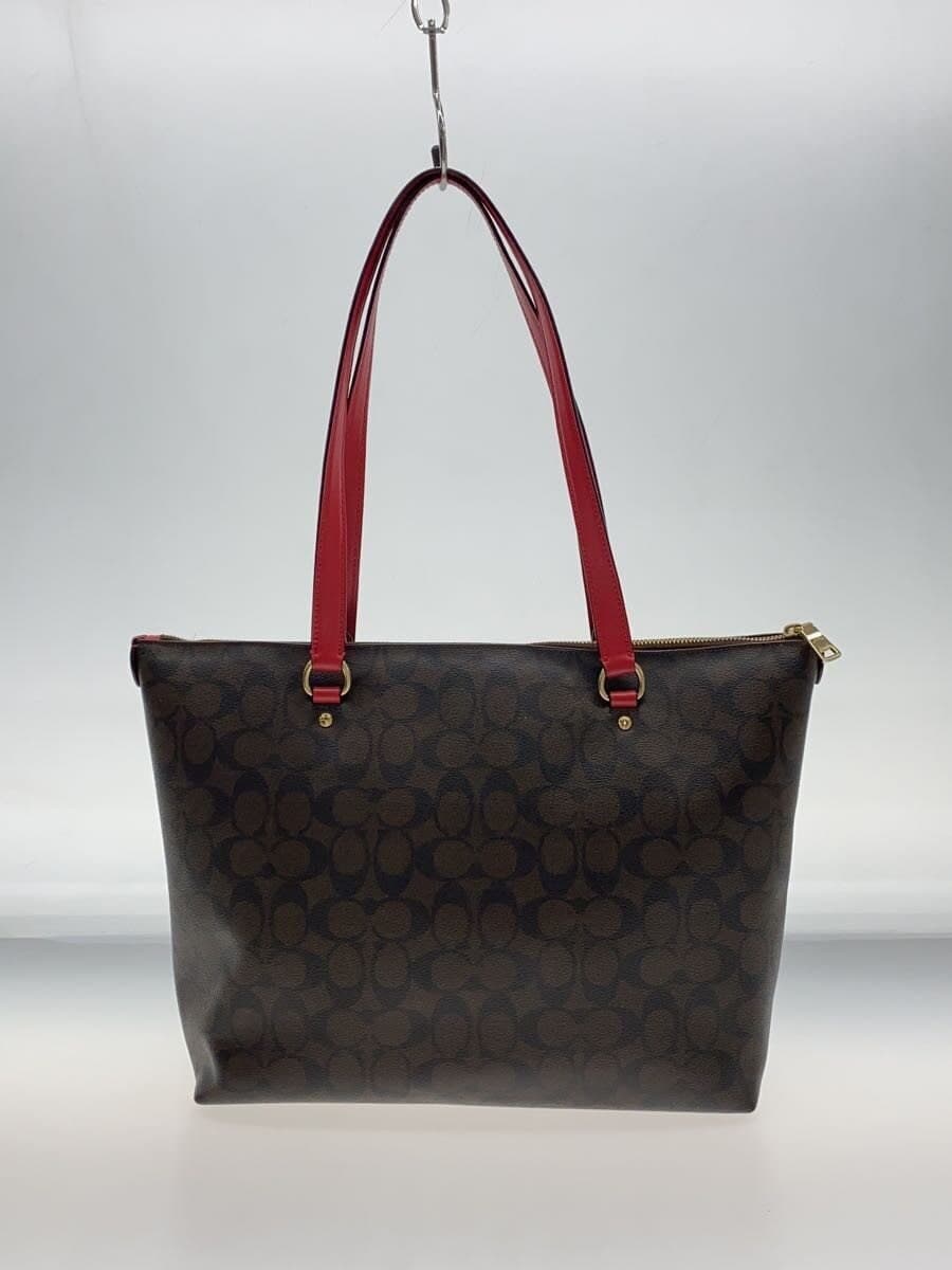 COACH Tote Bag PVC Brown All-over pattern F79609 3