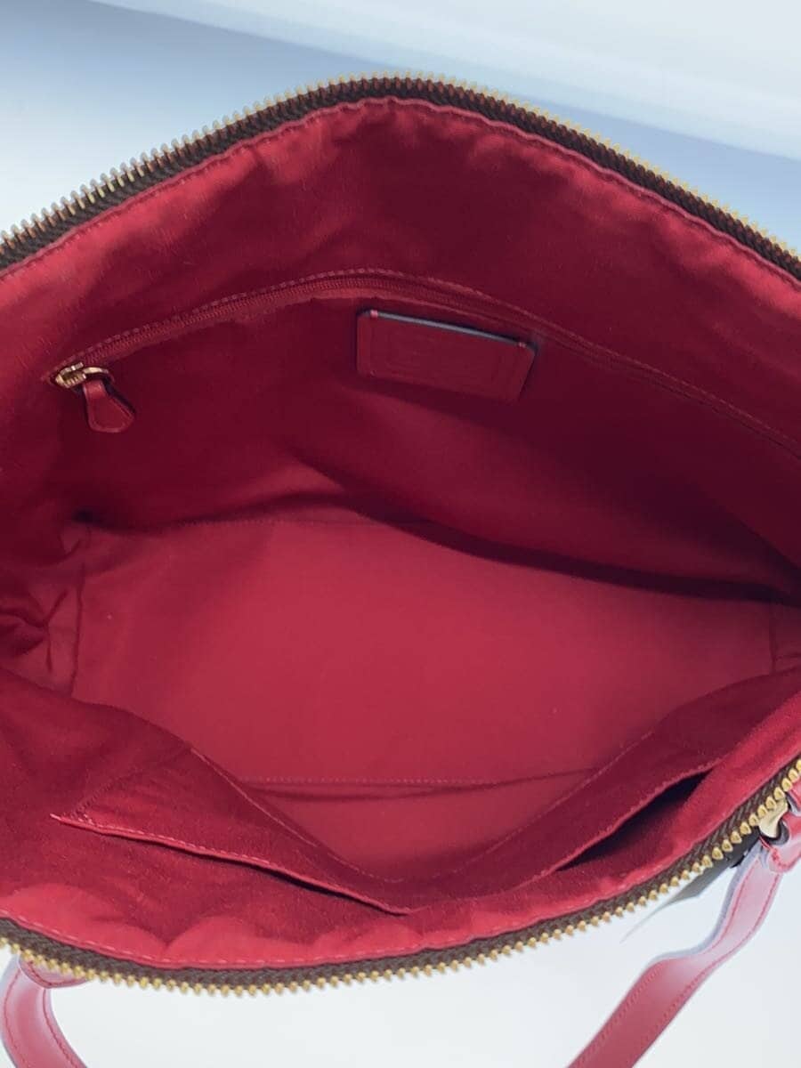 COACH Tote Bag PVC Brown All-over pattern F79609 6