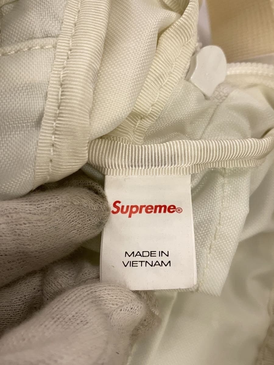 Supreme Waist Bag Nylon WHT Plain 7