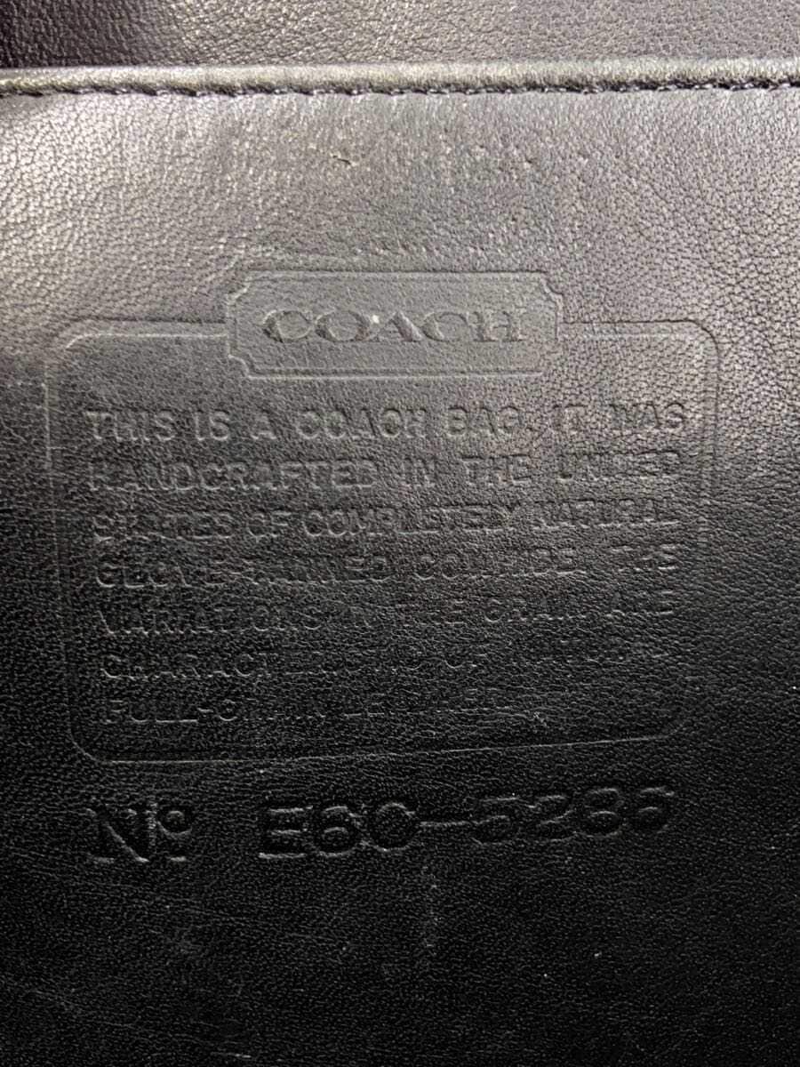 COACH Briefcase Leather BLK E6C-5286 5