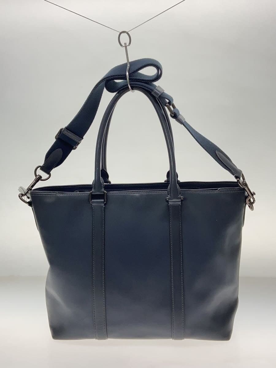 COACH Tote Bag Leather NVY H1980-55564 Metropolitan Tote 32 3