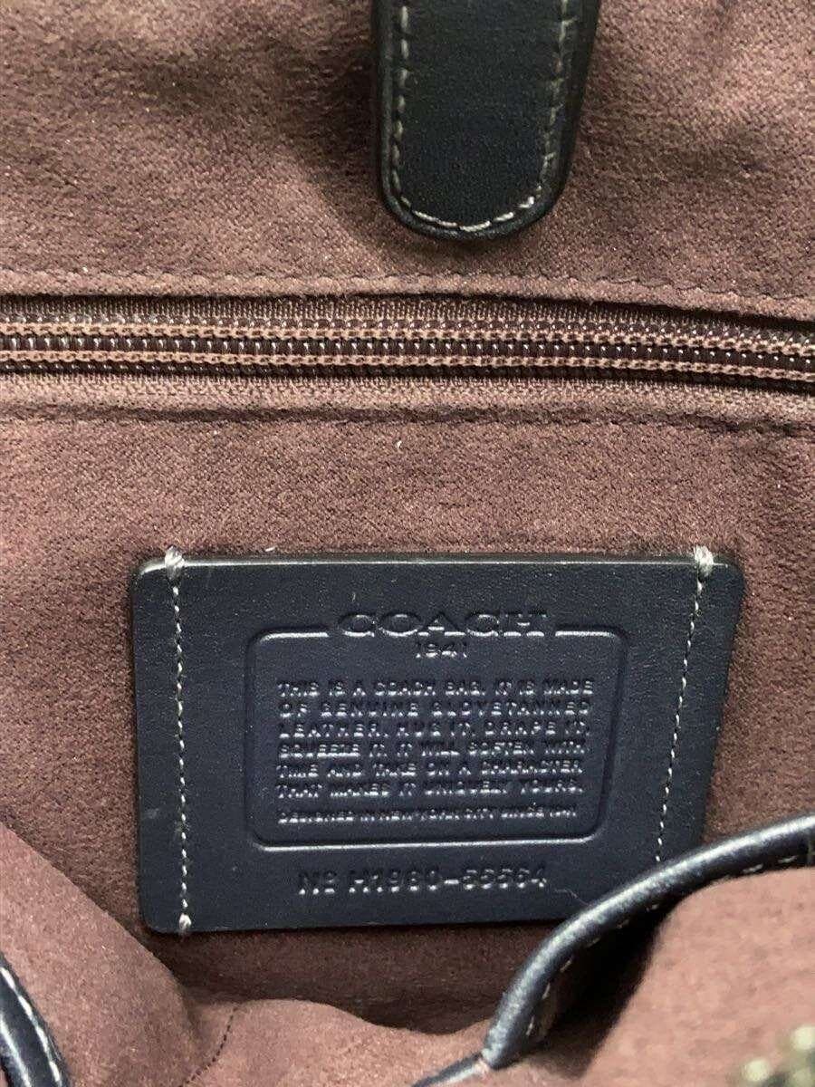 COACH Tote Bag Leather NVY H1980-55564 Metropolitan Tote 32 5