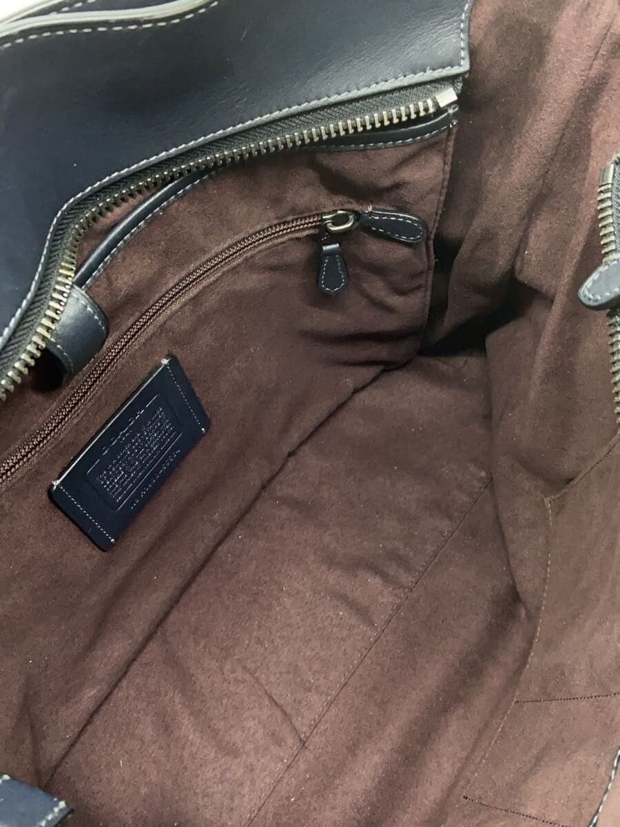 COACH Tote Bag Leather NVY H1980-55564 Metropolitan Tote 32 6