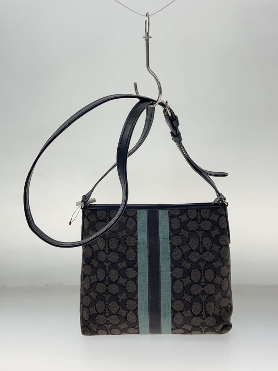 COACH Shoulder Bag PVC BLK F39041 3