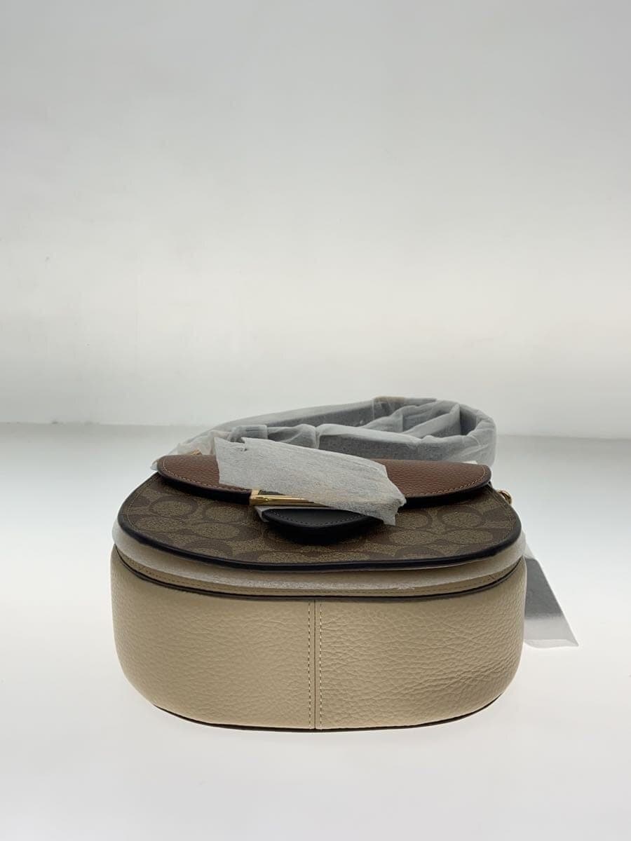 COACH Shoulder Bag Leather BRW All-over Pattern CE565 4