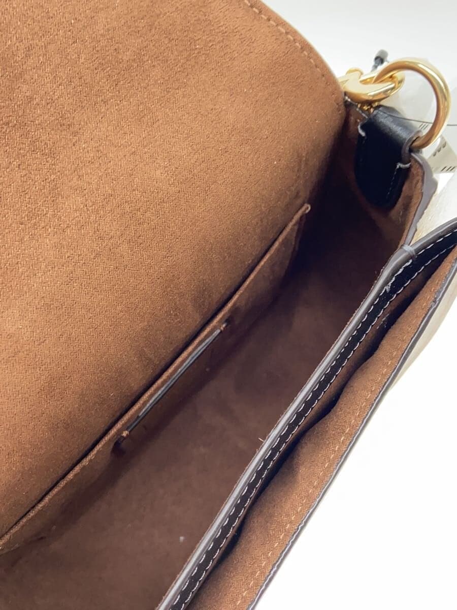 COACH Shoulder Bag Leather BRW All-over Pattern CE565 6