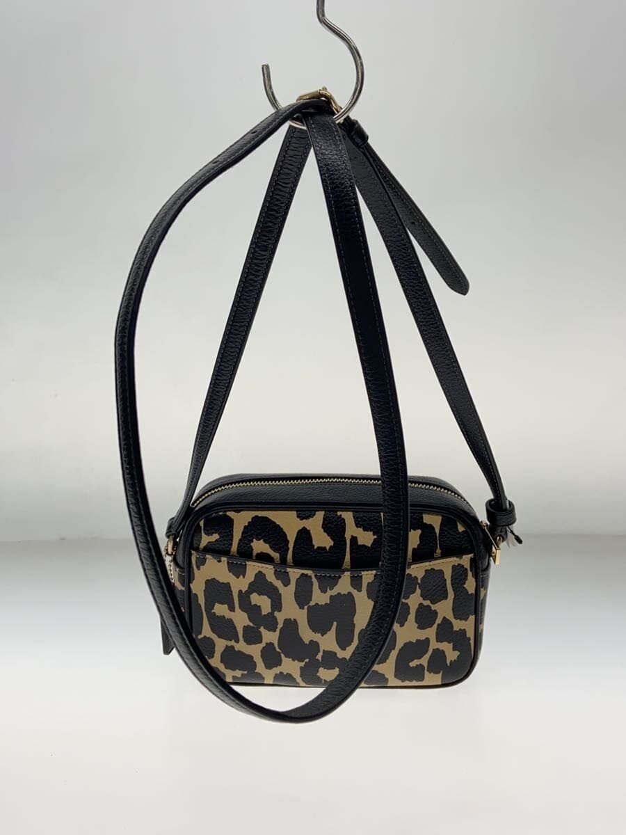 COACH shoulder bag leather multicolor animal E2577 3