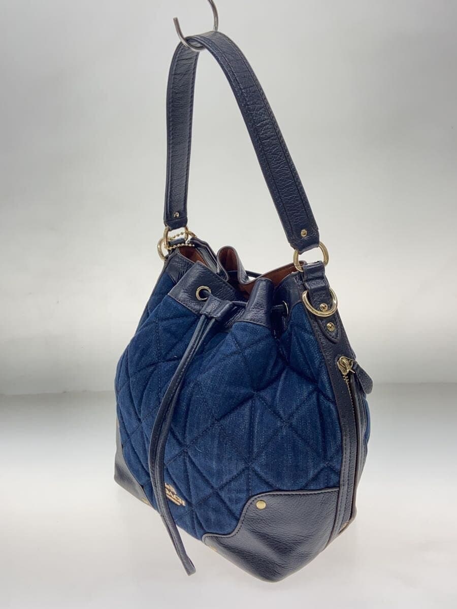 COACH handbag denim navy 2