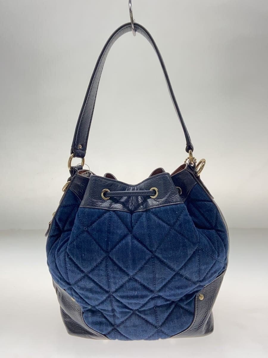COACH handbag denim navy 3