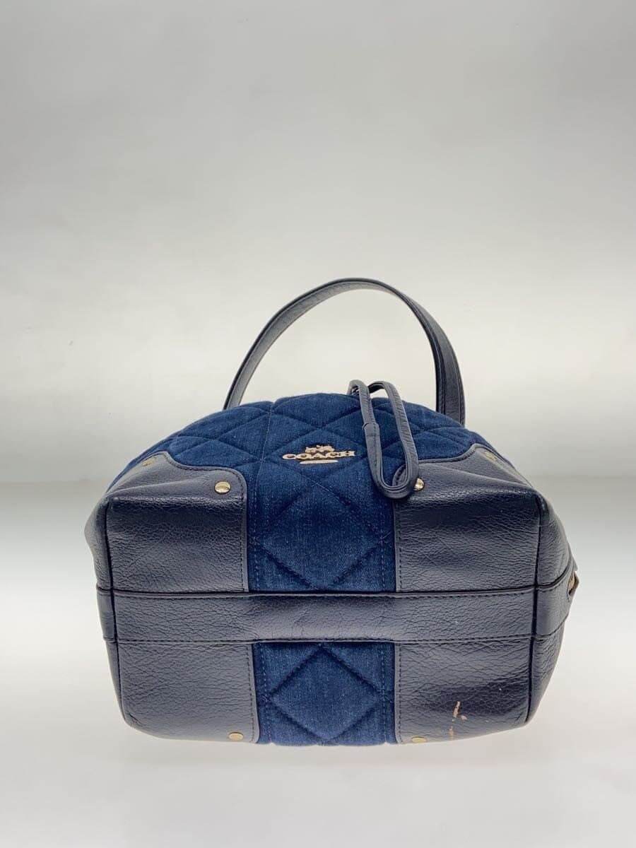 COACH handbag denim navy 4