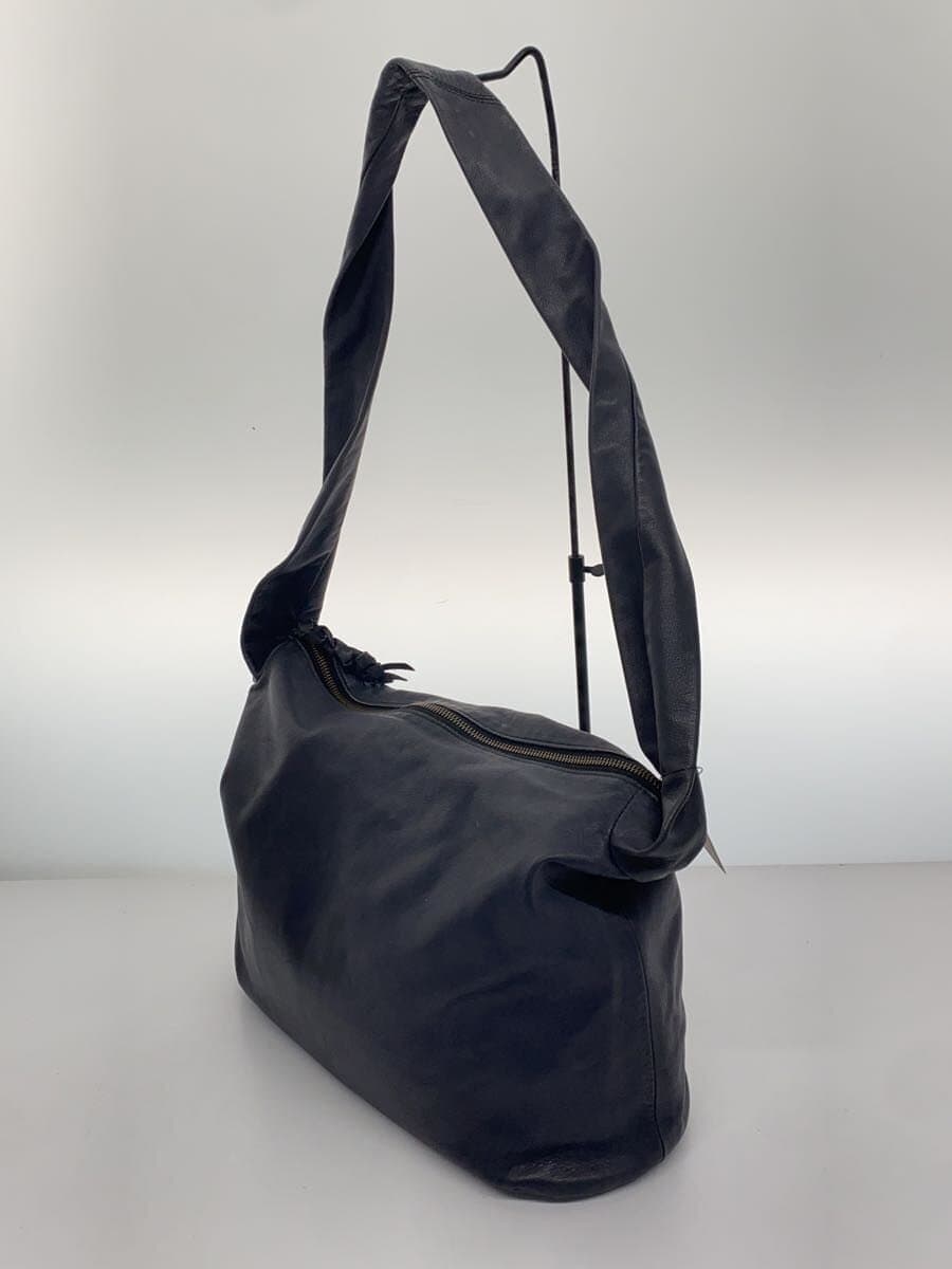 JURGEN LEHL Shoulder Bag Leather NVY 2