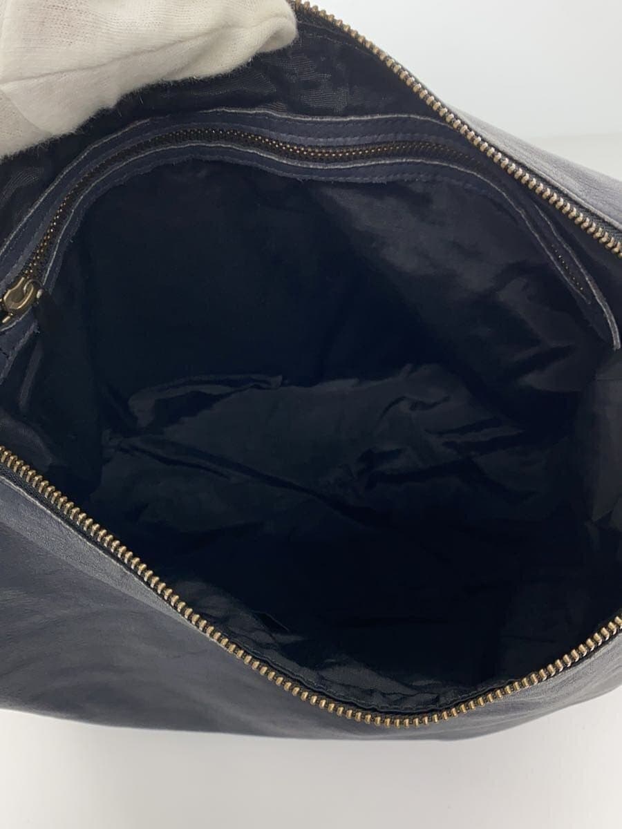 JURGEN LEHL Shoulder Bag Leather NVY 6