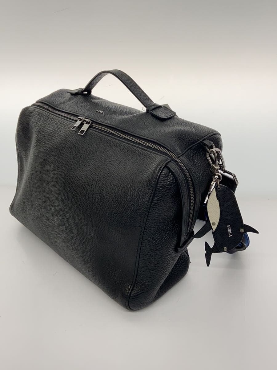 FURLA Shoulder Bag Leather Black 2