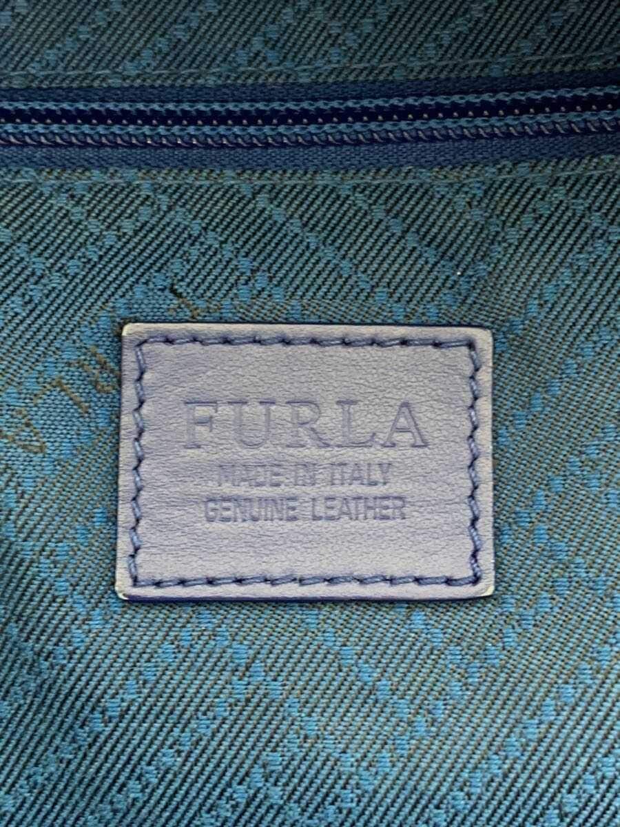 FURLA Shoulder Bag Leather Black 5