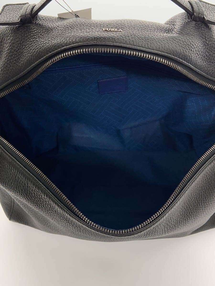 FURLA Shoulder Bag Leather Black 6