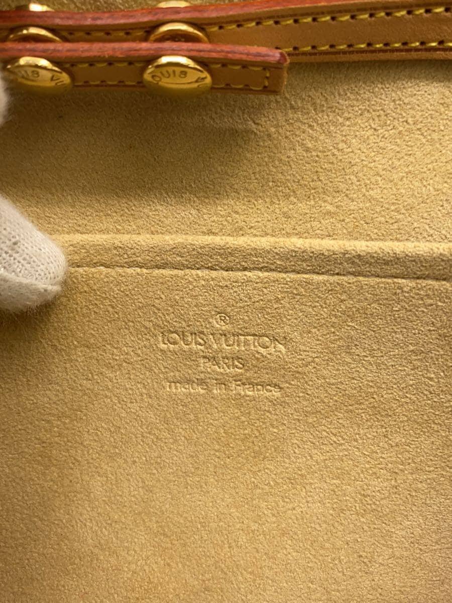 LOUIS VUITTON Pochette Twin GM_Monogram Canvas PVC BRW M51852 5