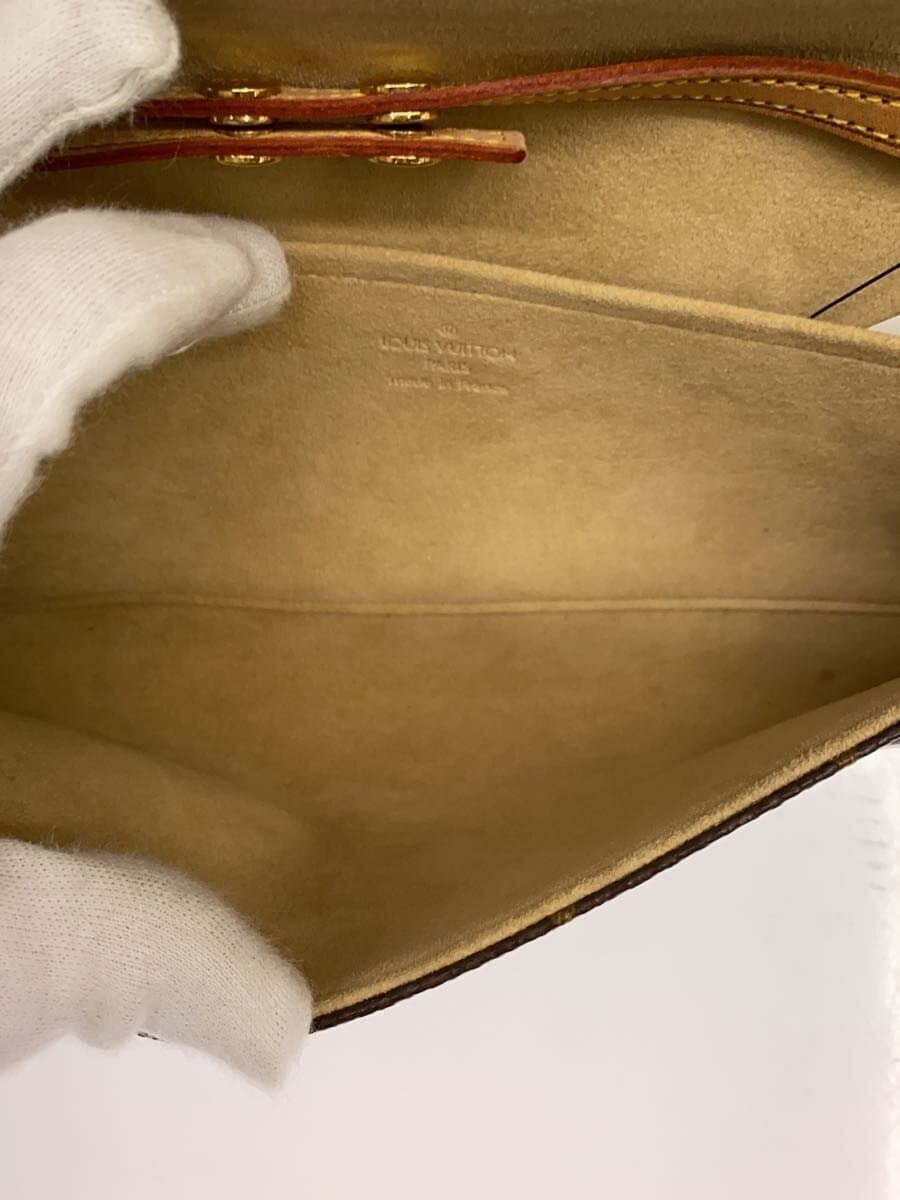 LOUIS VUITTON Pochette Twin GM_Monogram Canvas PVC BRW M51852 6