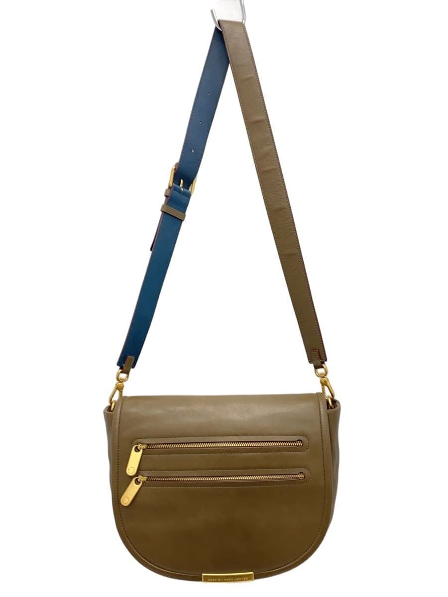 MARC BY MARC JACOBS Shoulder Bag Leather KHK Solid M0004366