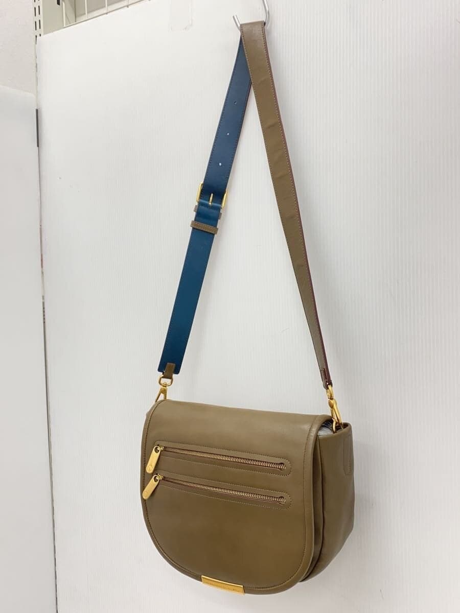 MARC BY MARC JACOBS Shoulder Bag Leather KHK Solid M0004366 2