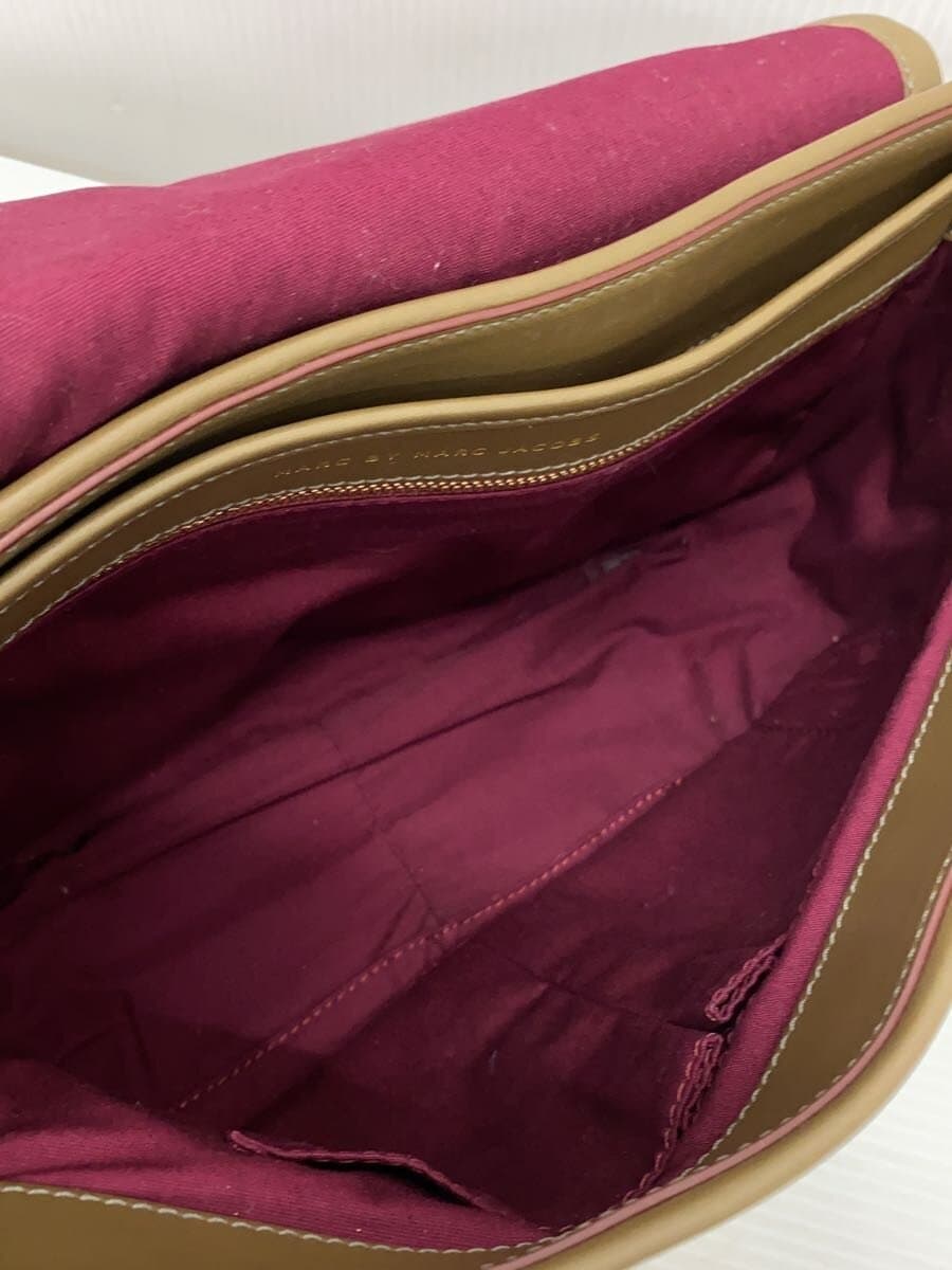 MARC BY MARC JACOBS Shoulder Bag Leather KHK Solid M0004366 6