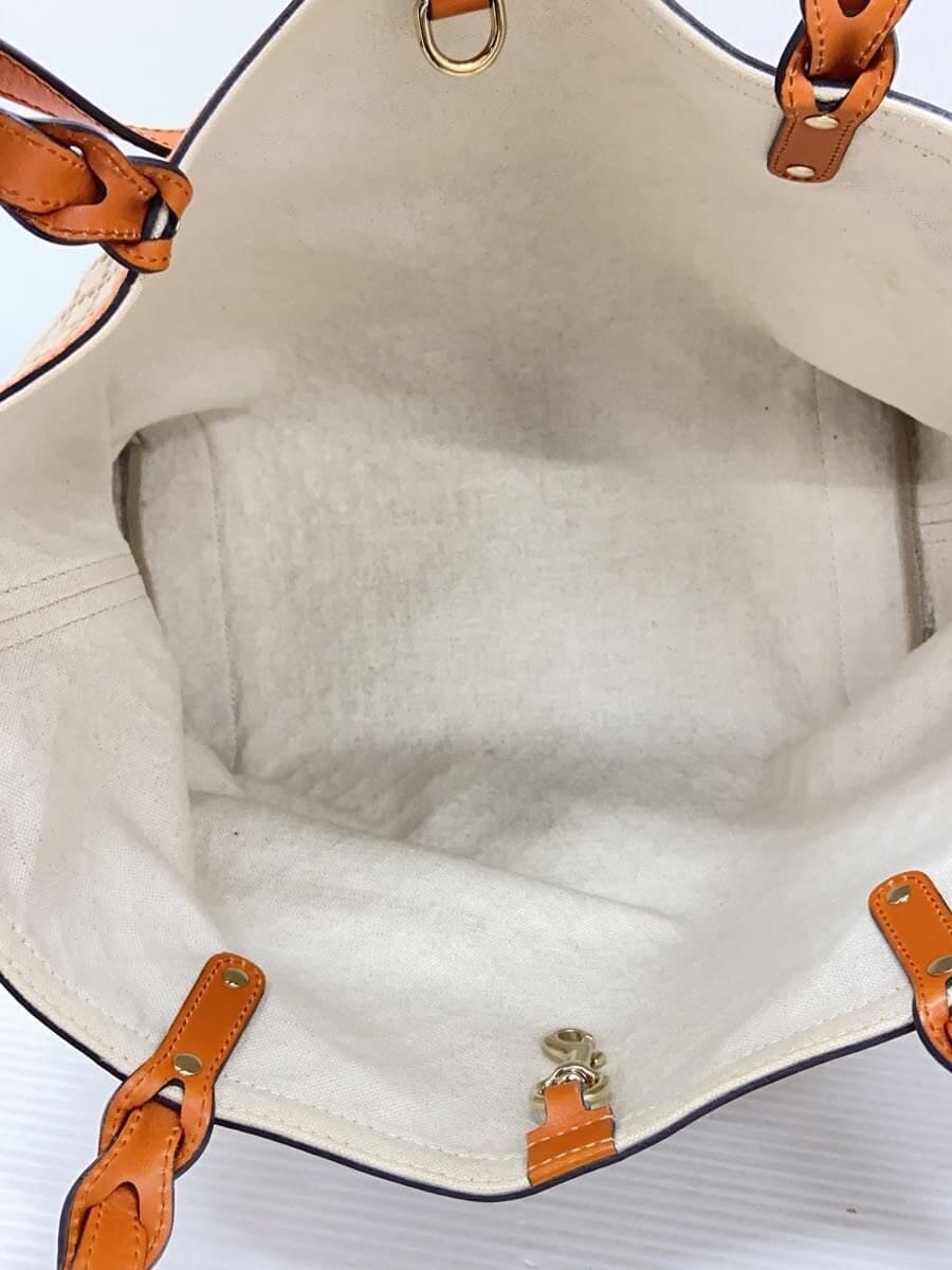 GUCCI Tote Bag_Diamante Canvas BEG 7