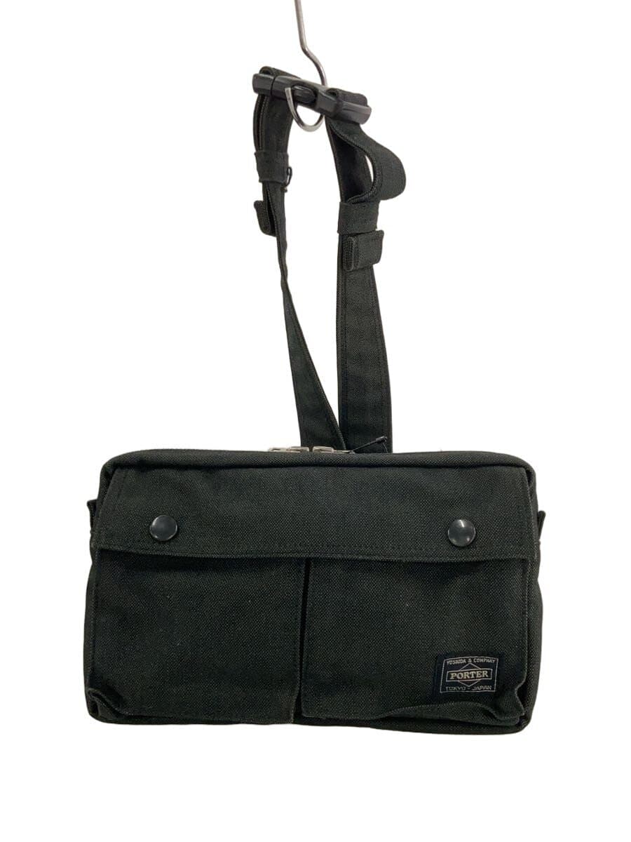 PORTER shoulder bag -- BLK plain