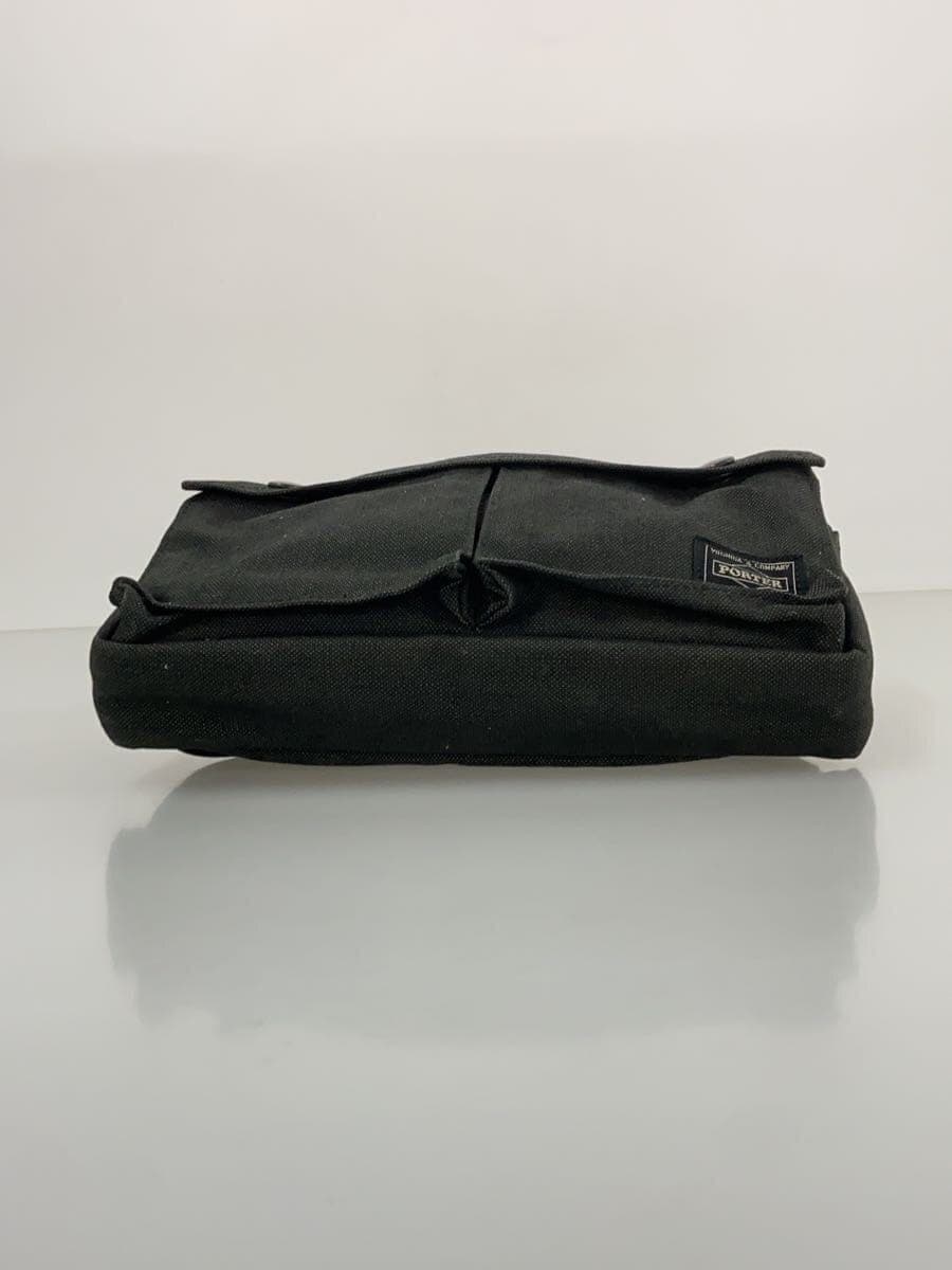 PORTER shoulder bag -- BLK plain 4