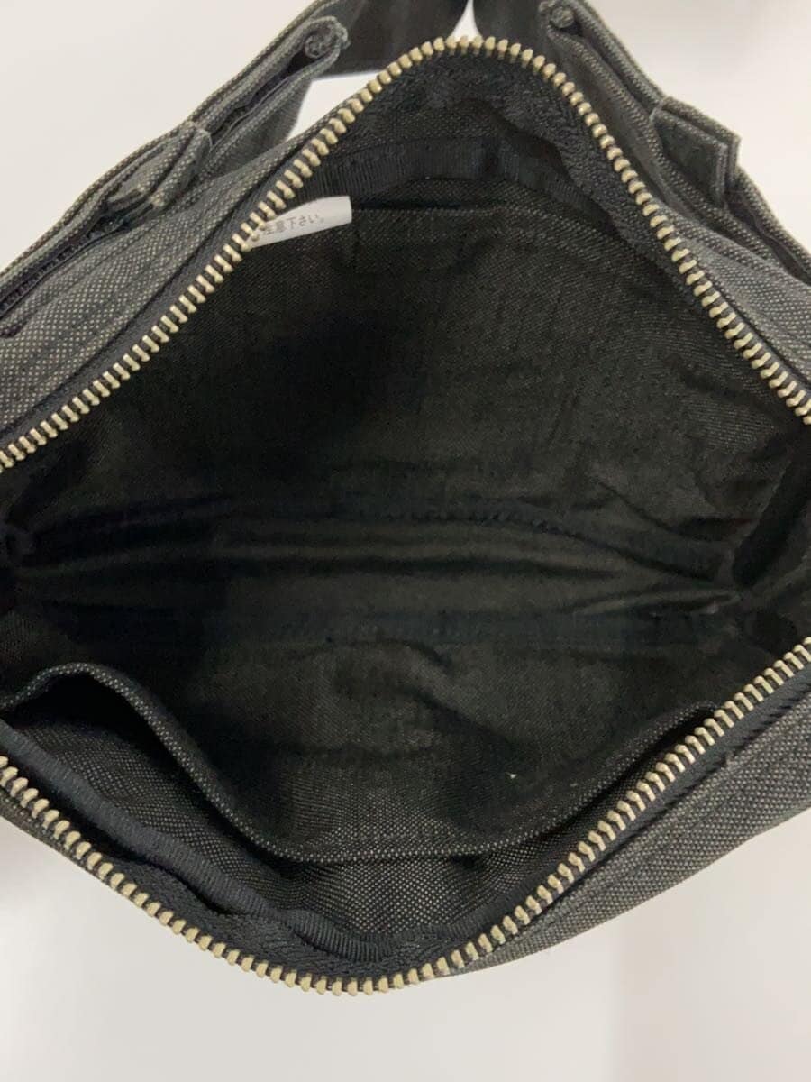 PORTER shoulder bag -- BLK plain 6