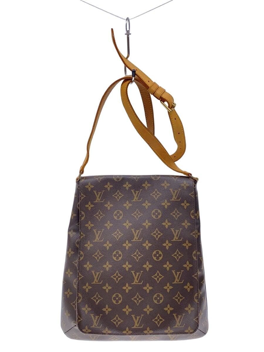 LOUIS VUITTON Musette Monogram Canvas PVC BRW M51256