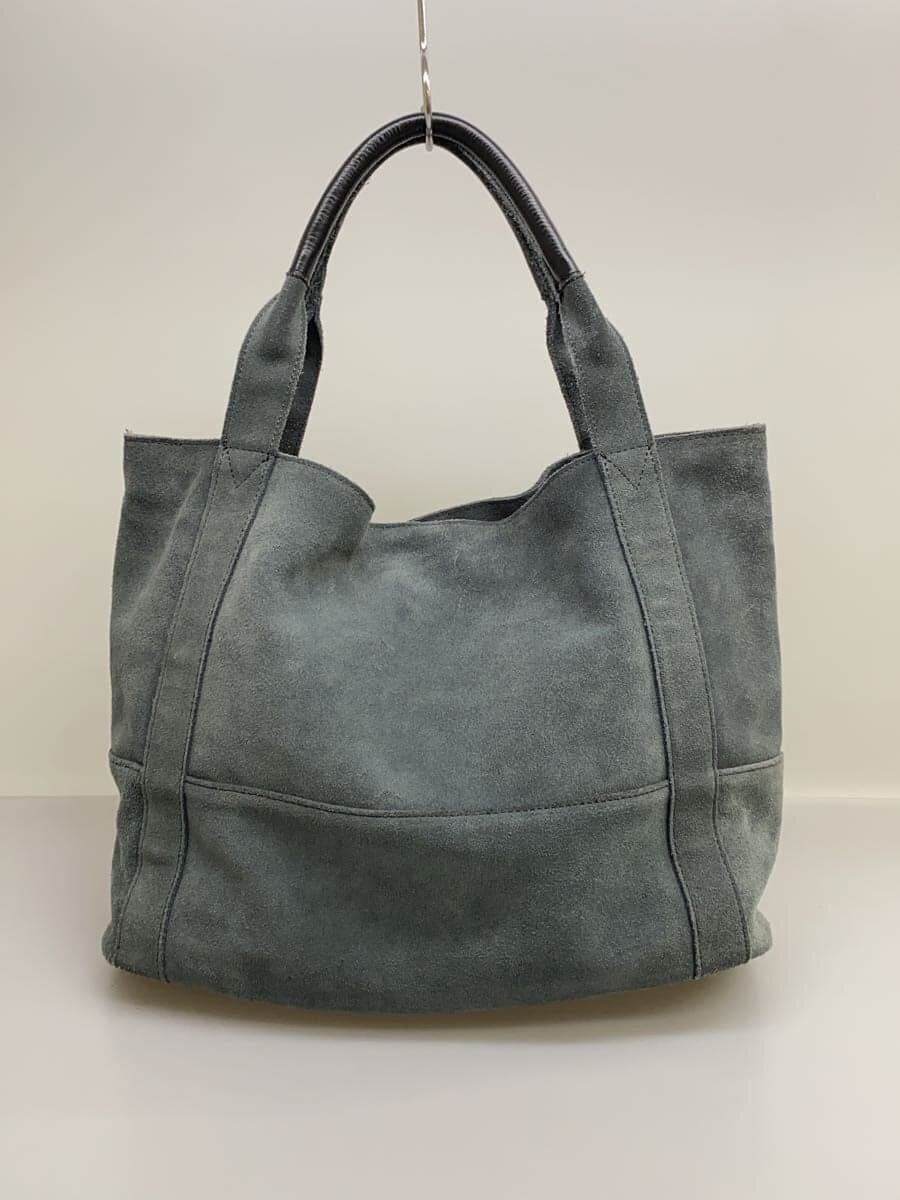 TOPKAPI Shoulder Bag Suede GRY Solid 3