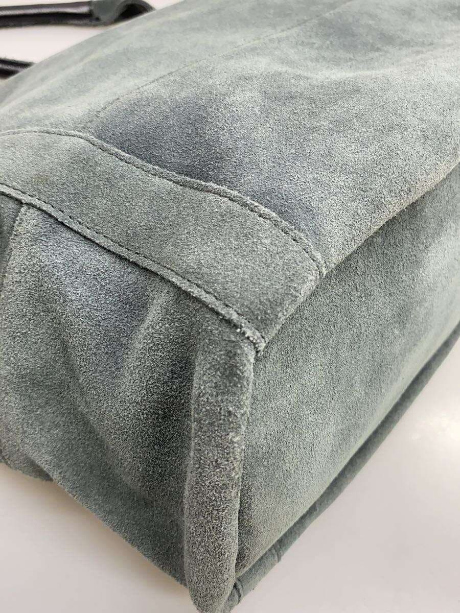 TOPKAPI Shoulder Bag Suede GRY Solid 7