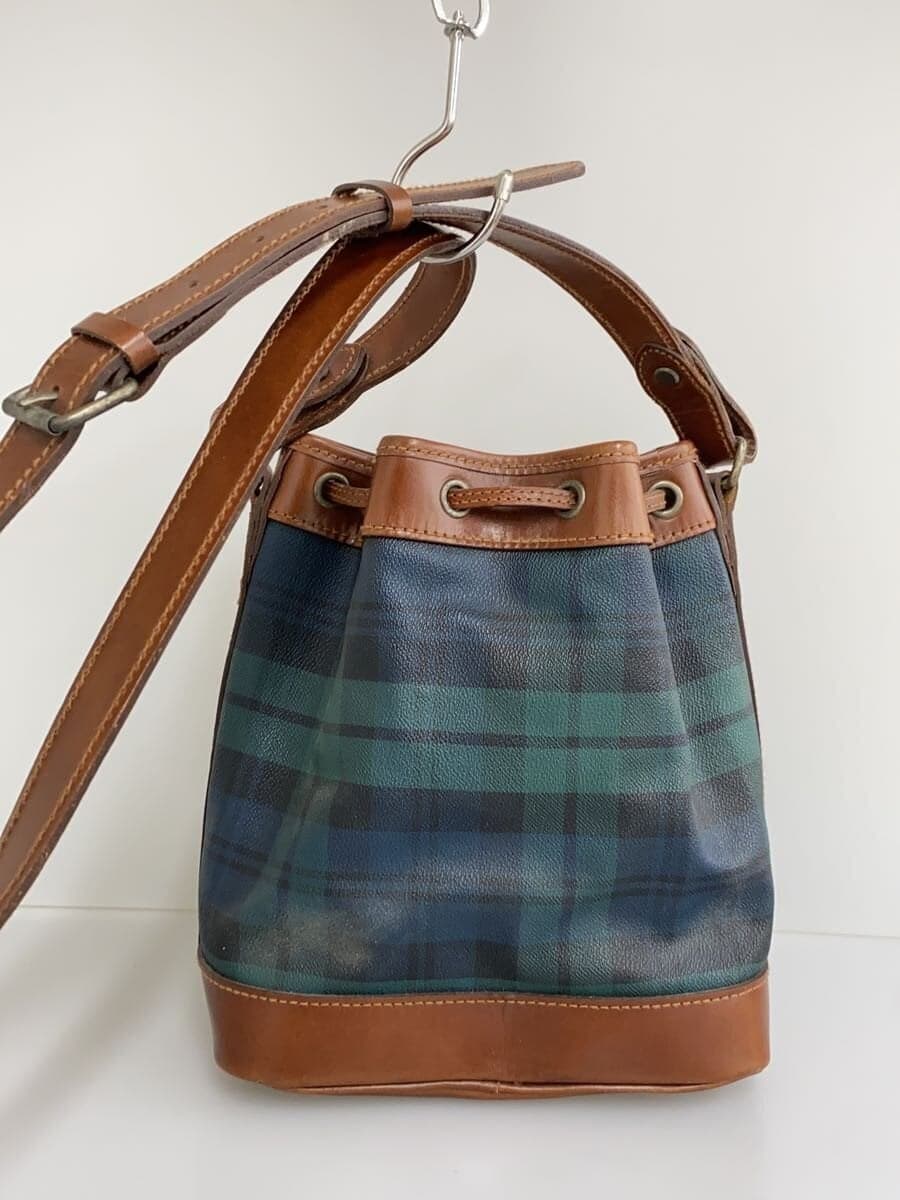 POLO RALPH LAUREN Shoulder Bag Leather GRN 3