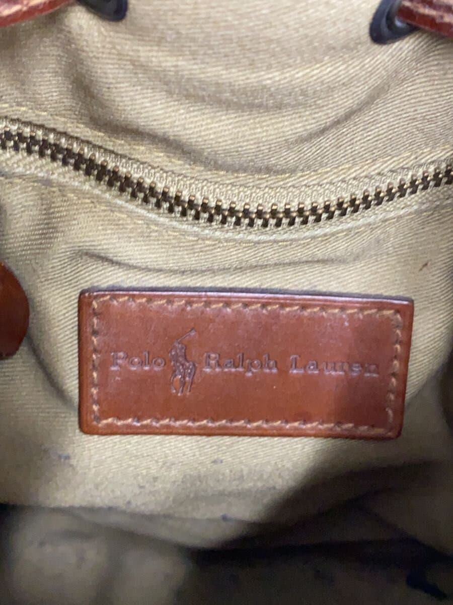 POLO RALPH LAUREN Shoulder Bag Leather GRN 5