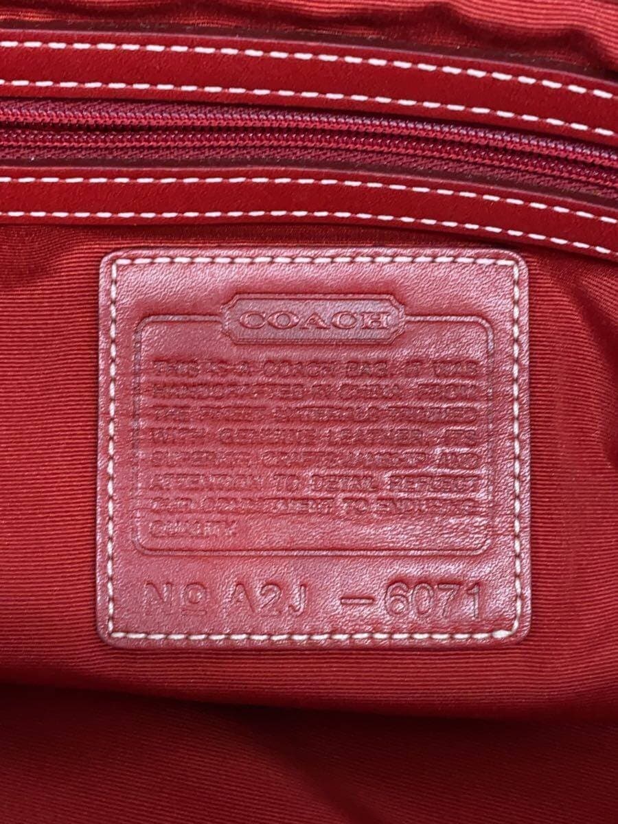 COACH Tote Bag Canvas BRW All Over Pattern 6071 5