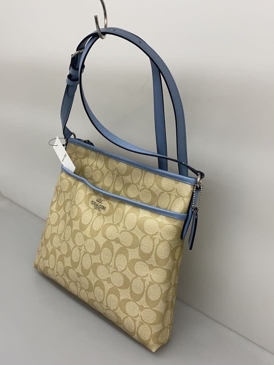 COACH Shoulder Bag WHT All Over Pattern C1723-F58297 2