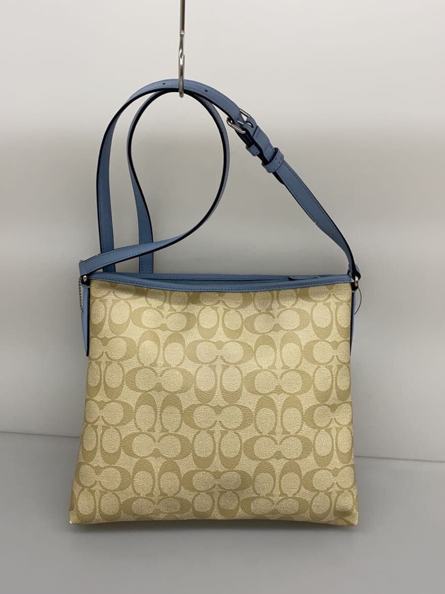 COACH Shoulder Bag WHT All Over Pattern C1723-F58297 3