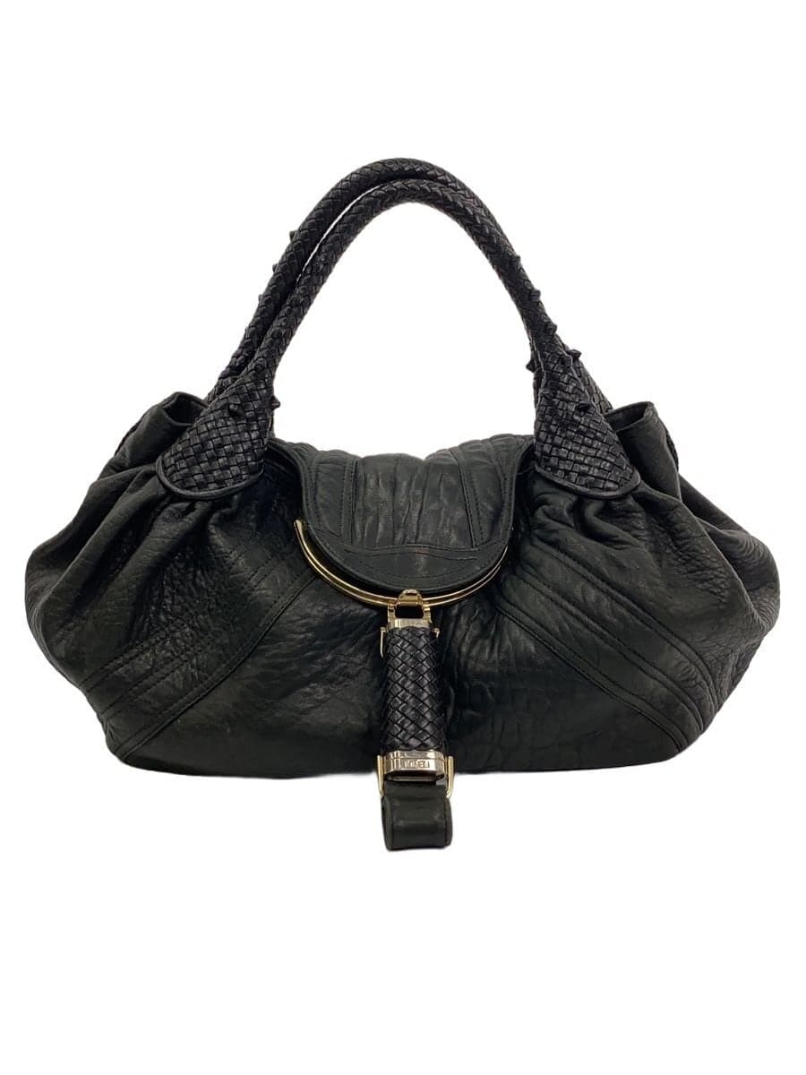 FENDIFENDI SPY BAG Handbag Leather BLK All Over Pattern